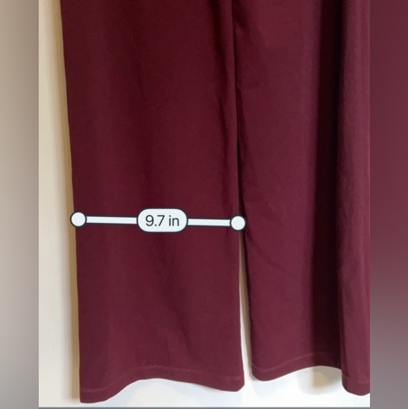 Lulus Maroon Backless Jumper Long Wide Leg Spaghetti Strap Sz M - Picture 11 of 15